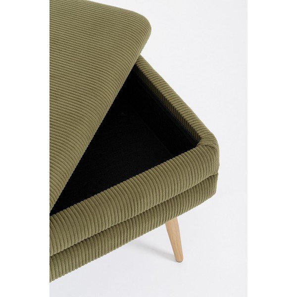 Zöld párnázott pad Olga – Bizzotto-image-1