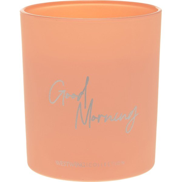 Good Morning: Floral Amber narancssárga illatgyertya, égési idő 30 óra - Westwing Collection