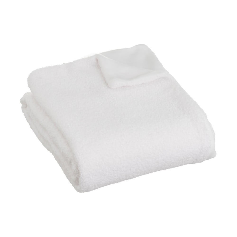 Fehér sherpa takaró 130x160 cm Sherpa Bouclé Casa Selección