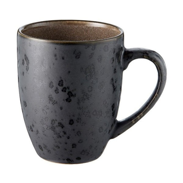 Fekete-sötétkék kerámia bögre szett 4 db-os 300 ml Gastro Black/Mix – Bitz-image-3