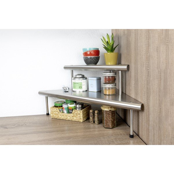 Rozsdamentes acél kiegészítő polc Massivo - Maximex-image-1