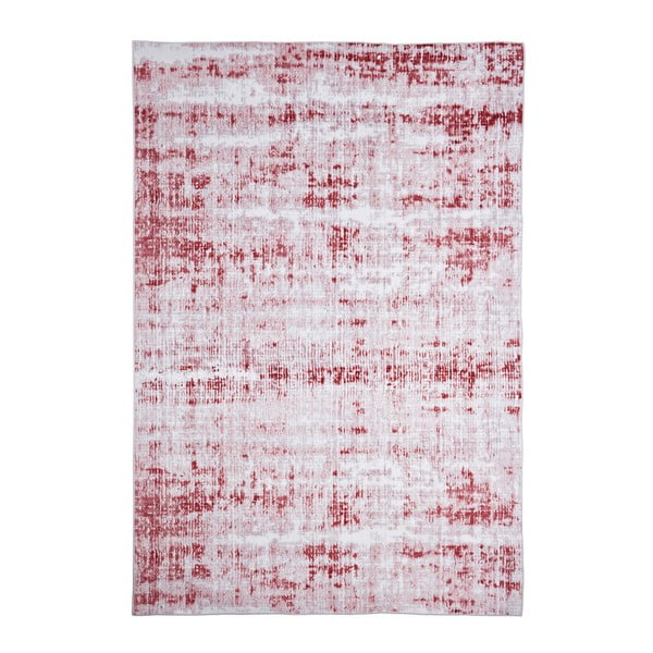 Abstract piros-szürke szőnyeg, 80 x 150 cm - Floorita