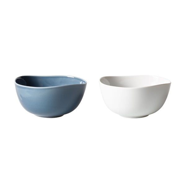 2 db kék-fehér porcelán tál - Like by Villeroy & Boch Group