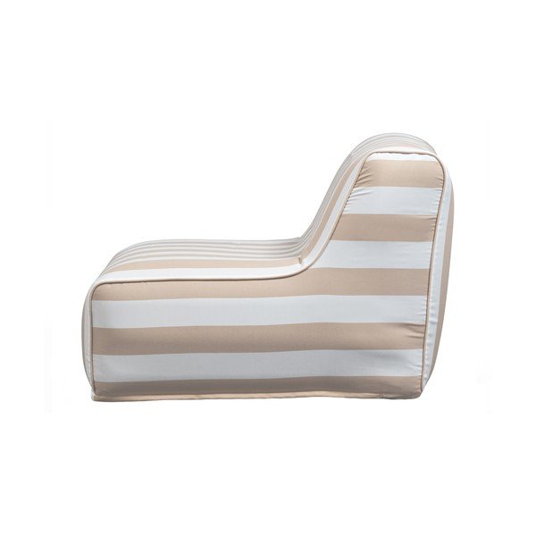 Fehér-bézs felfújható kerti fotel Sit On Air – vtwonen-image-3
