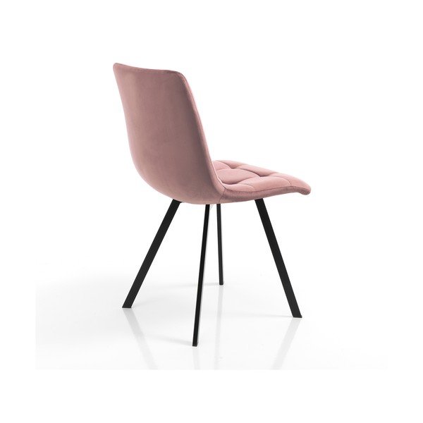 Rózsaszín bársony étkezőszék szett 2 db-os Toffee – Tomasucci-image-3