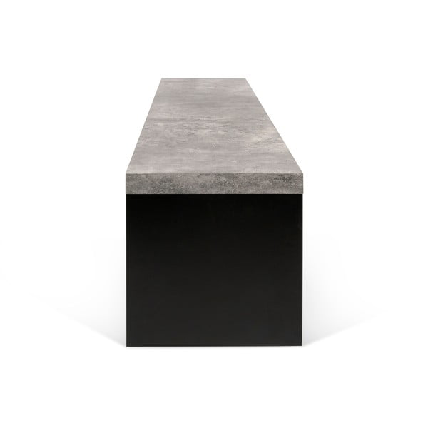 Detroit fekete-szürke pad beton dekorral, 140 x 43 cm - TemaHome-image-2