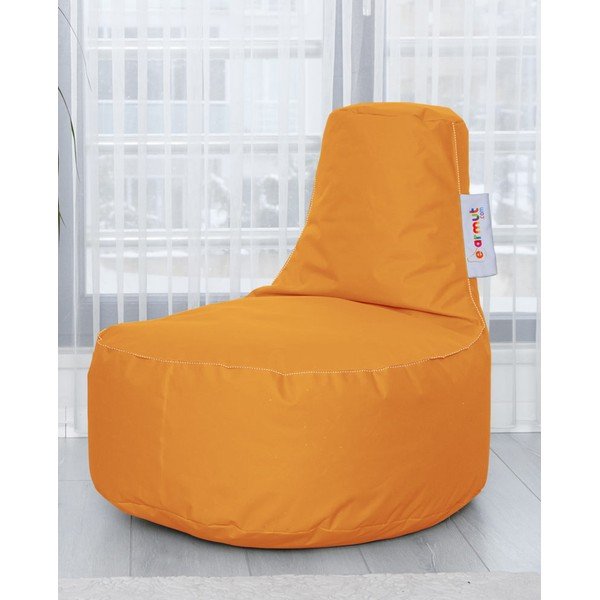 Narancssárga babzsákfotel EVA Sport – Floriane Garden-image-1