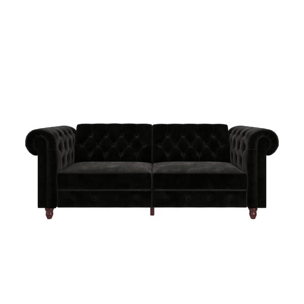 Fekete kinyitható kanapé 227 cm Felix - Støraa