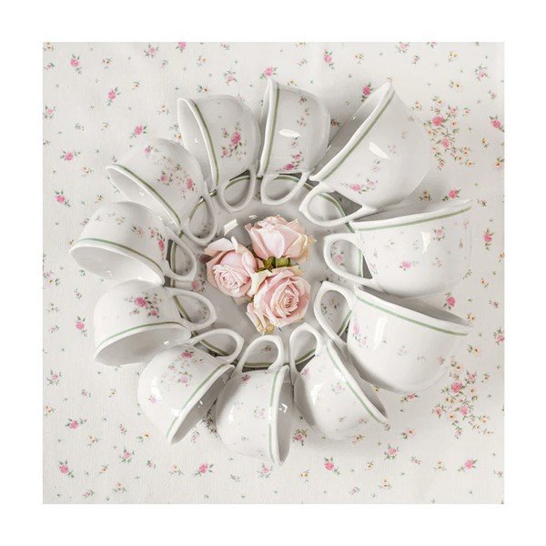 Nonna Rosa fehér porcelán cukortartó - Brandani-image-2
