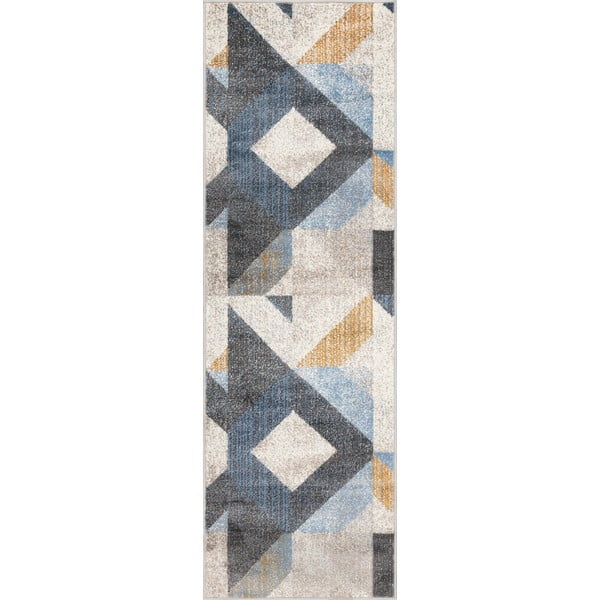 Világosszürke futószőnyeg 80x250 cm Soft Halleby – FD