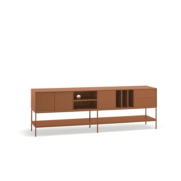 Téglavörös TV-állvány 220x74x45 cm Platt – Teulat-image-3