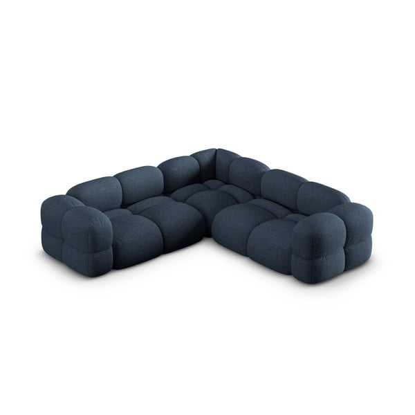 Sötétkék sarokkanapé Loretto – Cosmopolitan Design-image-3
