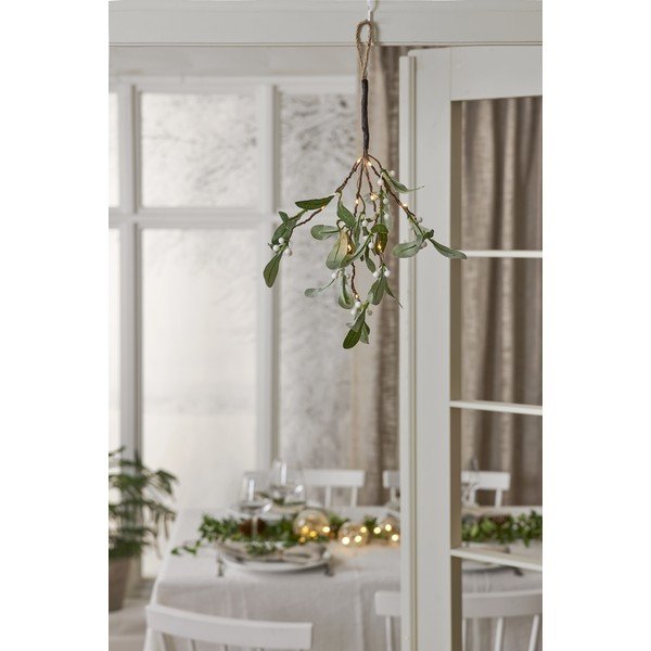 Zöld fénydekoráció karácsonyi mintával Mistel – Star Trading-image-1