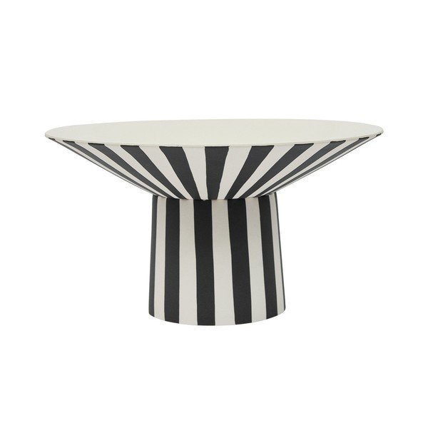 Fekete-fehér-bézs kőedény tál ø 30 cm Toppu – OYOY Living Design