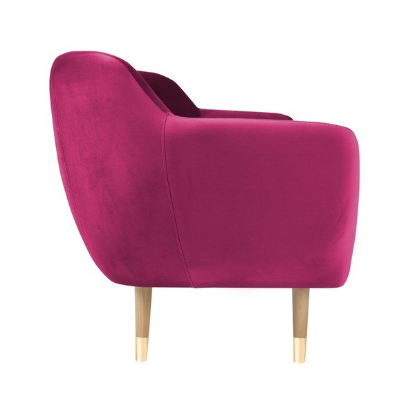 Amelie rózsaszín fotel - Mazzini Sofas-image-3
