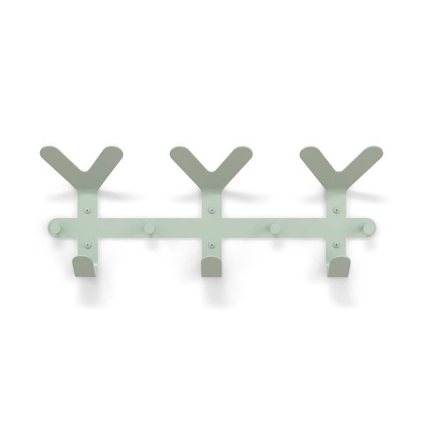 Szürkészöld acél fali fogas 66 cm Frondo – Spinder Design-image-2