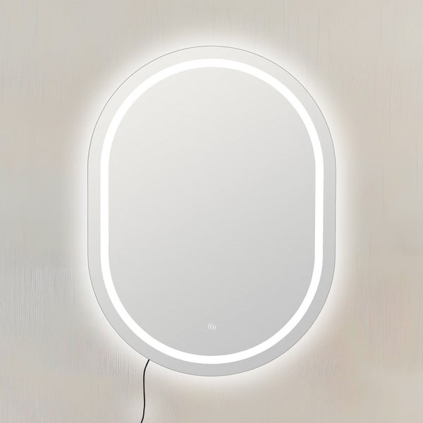 Fali tükör világítással 60x80 cm – Ixia-image-1