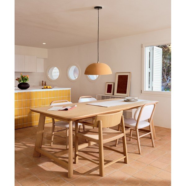 Narancssárga fém függőlámpa ø 46 cm Nibla – Kave Home-image-2