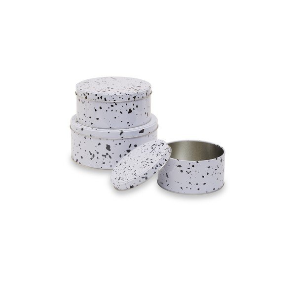 Süteménytartó fém doboz szett 3 db-os Speckled – Premier Housewares-image-3
