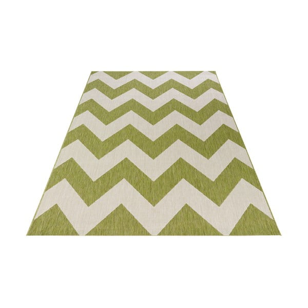 Unique zöld-fehér kültéri szőnyeg, 200 x 290 cm - NORTHRUGS