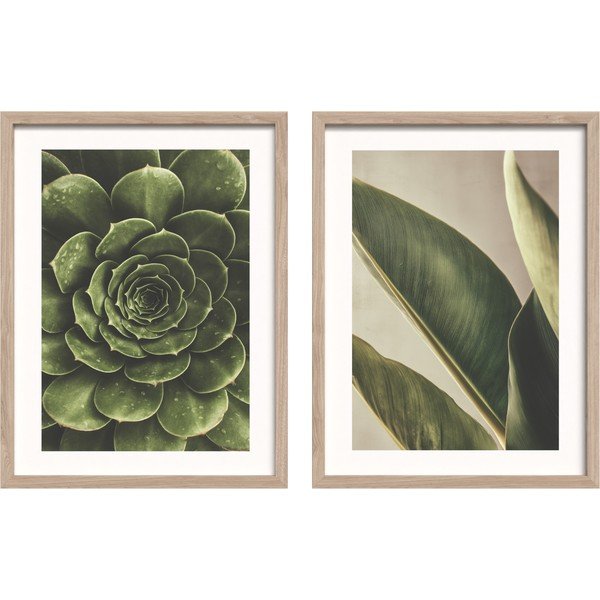 Nyomtatott keretezett kép szett 2 db-os 30x40 cm Beauty Green – Styler
