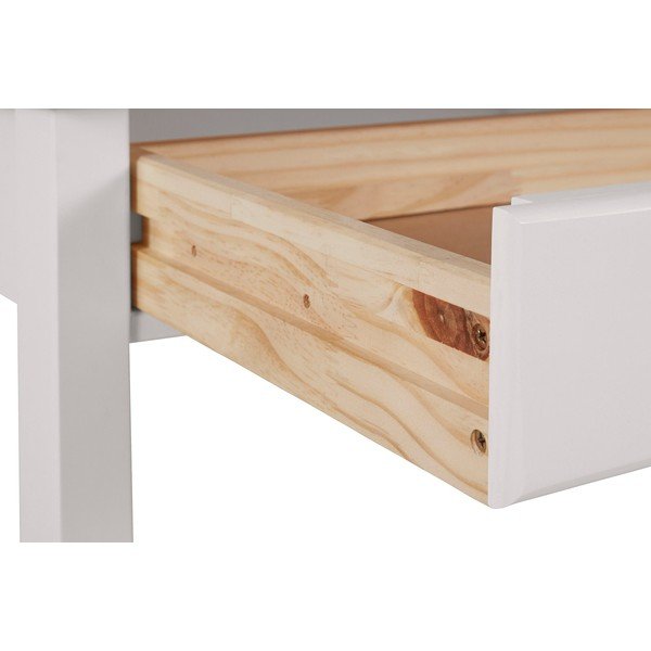 Gava fehér borovi fenyő íróasztal, hosszúság 140 cm - Støraa-image-4