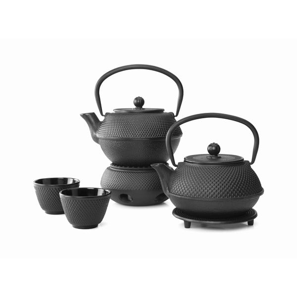 Jang fekete öntöttvas teáskanna-melegítő, ⌀ 14,4 cm - Bredemeijer-image-4