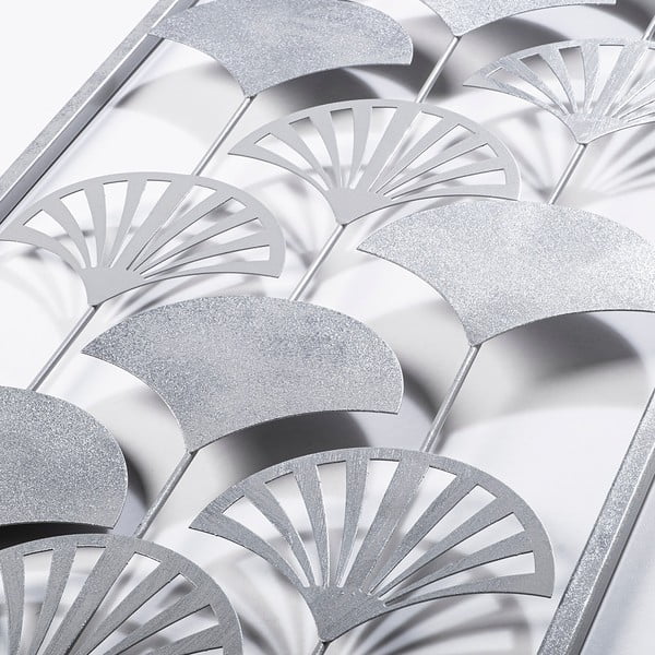 Fém fali dekoráció 32x90 cm Gingko – Wallity-image-4