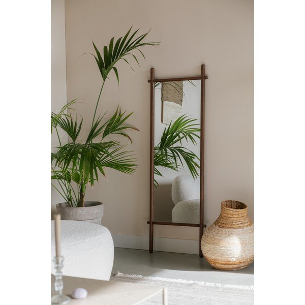 Álló tükör tömörfa kerettel 58x160 cm Solene – White Label-image-1