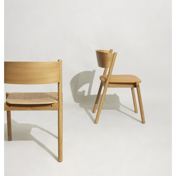 Tölgyfa étkezőszékek Oblique - Hübsch-image-1