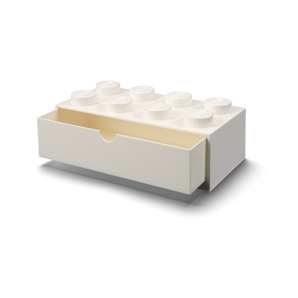 Double fehér asztali fiókos tárolódoboz - LEGO®-image-1