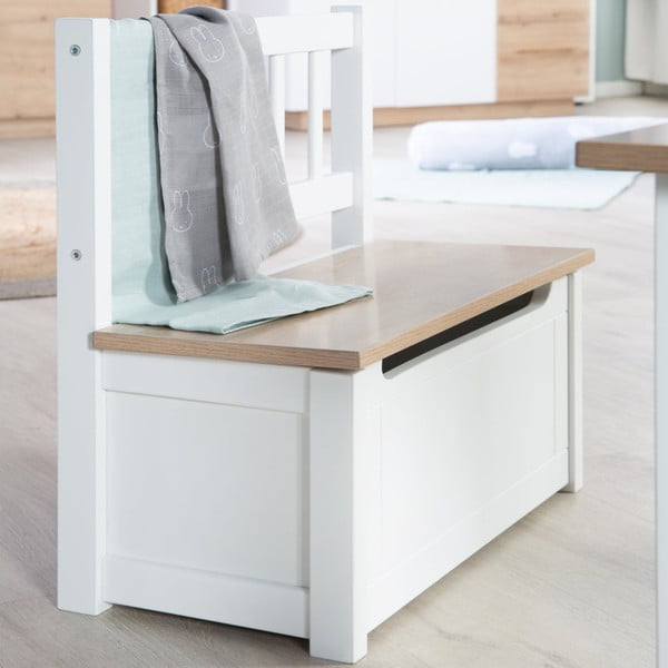 Fehér gyerek pad Woody – Roba-image-3