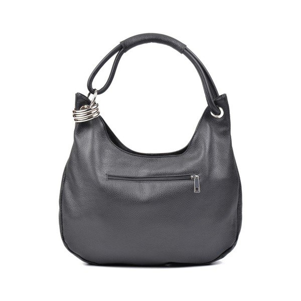 Giuliya fekete bőr kézitáska - Carla Ferreri-image-3