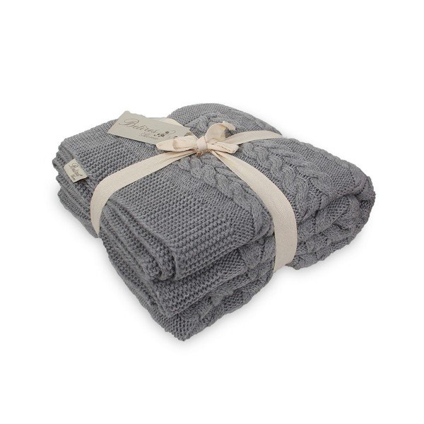 Tufalo sötétszürke ágytakaró, 130 x 170 cm - Homemania Decor-image-1