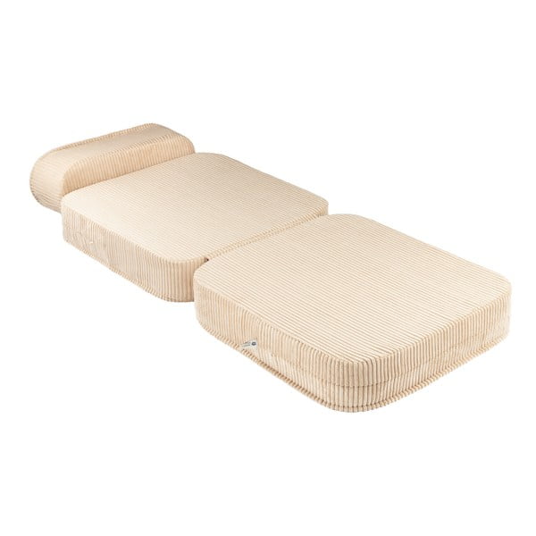 Világosbarna kordbársony gyerek fotel Flip – Wigiwama-image-2