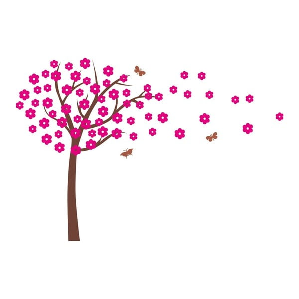 Cherry Tree rózsaszín falimatrica