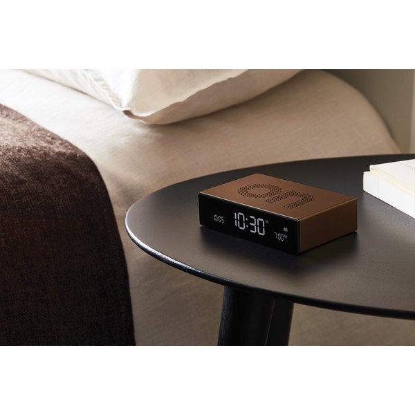 Digitális asztali ébresztőóra Flip Premium – Lexon-image-2