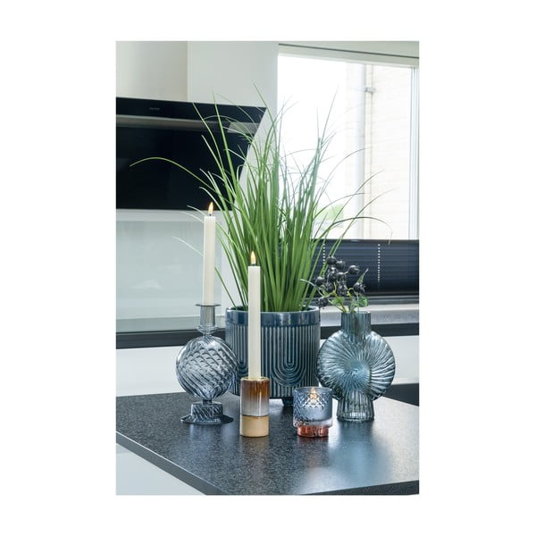 Kék üveg váza (magasság 20,5 cm) Sia – House Nordic-image-2