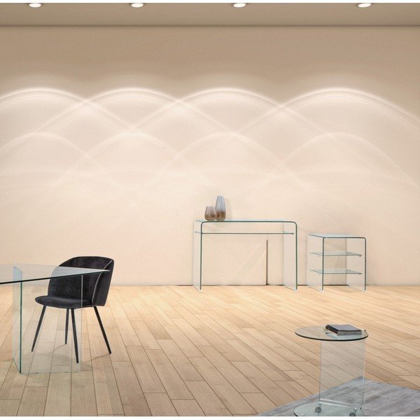 Üveg konzolasztal 35x110 cm Iride – Bizzotto-image-1