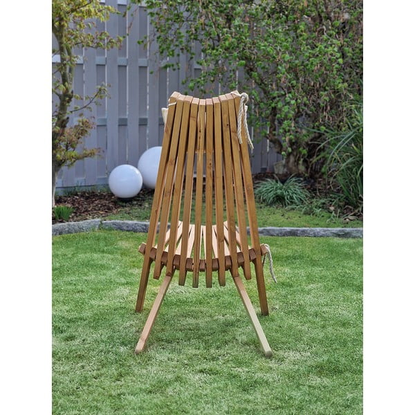 Natúr színű tömörfa kerti fotel Falun - Garden Pleasure-image-4