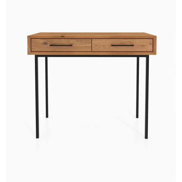 Tölgyfa fésülködőasztal 97x45 cm Abies – The Beds-image-3