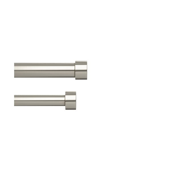 Rozsdamentes acél bővíthető-dupla függönykarnis 168 - 305 cm Cappa – Umbra