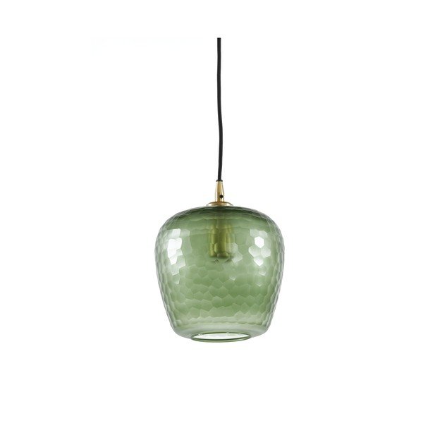 Zöld mennyezeti lámpa üveg búrával ø 17 cm Danita – Light & Living-image-1