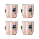 Rózsaszín kerámia bögre szett 4 db-os cappucinóhoz 235 ml Carry – Bloomingville