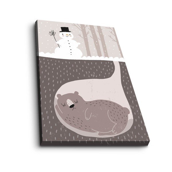 Gyerekszoba kép 45x70 cm Winter – Wallity-image-2