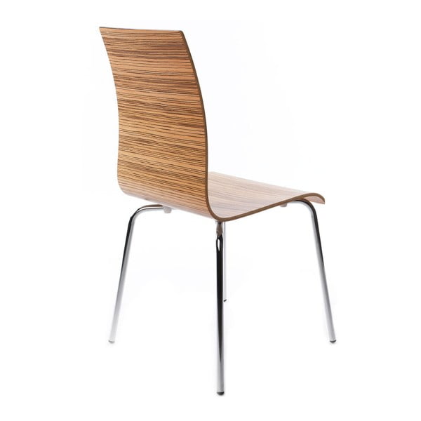 Classic Zebrano étkezőszék világos famintás üléssel - Kokoon-image-2