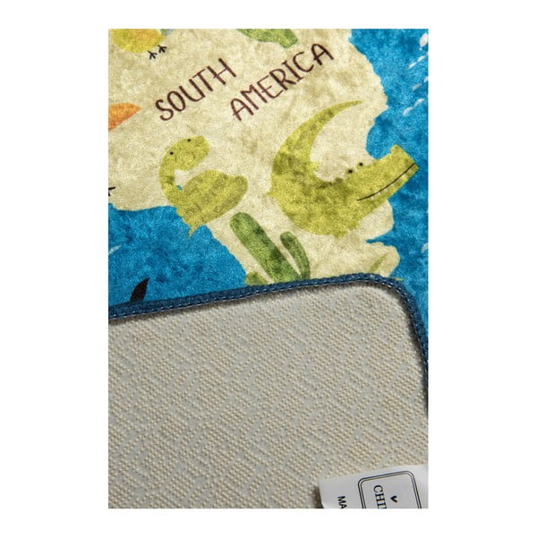 World Map gyerekszőnyeg, 100 x 160 cm-image-3