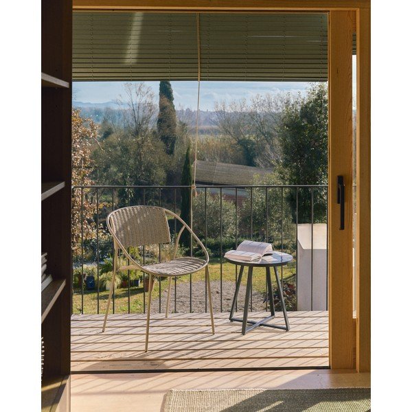Szürkésbarna kerti szék Atrani – Kave Home-image-1