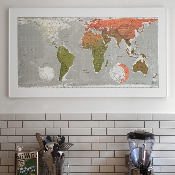 Future Map világtérkép, 101 x 58 cm - The Future Mapping Company-image-1