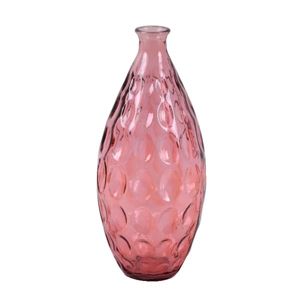 Dune rózsaszín újrahasznosított üveg váza, magasság 38 cm - Ego Dekor